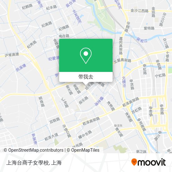 上海台商子女學校地图