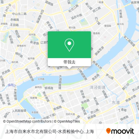 上海市自来水市北有限公司-水质检验中心地图