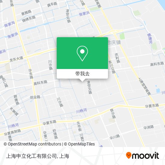 上海申立化工有限公司地图