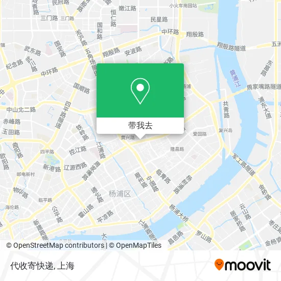 代收寄快递地图