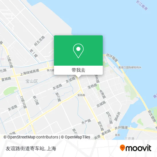 友谊路街道寄车站地图