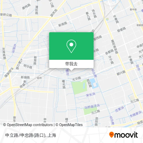 申立路/申忠路(路口)地图
