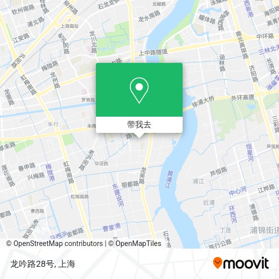 龙吟路28号地图