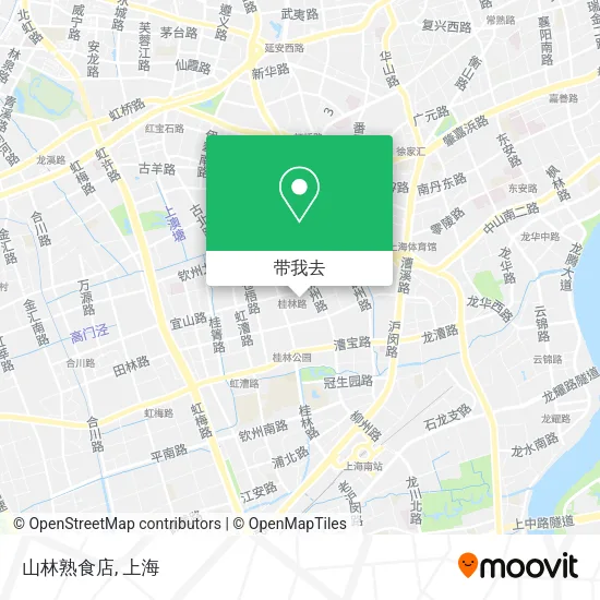 山林熟食店地图