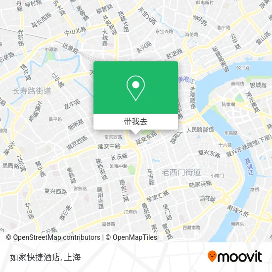 如家快捷酒店地图