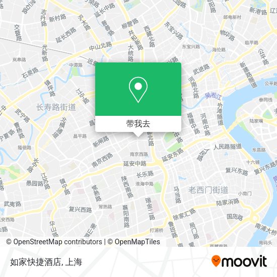 如家快捷酒店地图