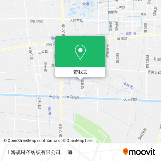 上海凯琳圣纺织有限公司地图
