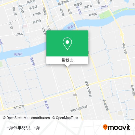 上海钱丰纺织地图