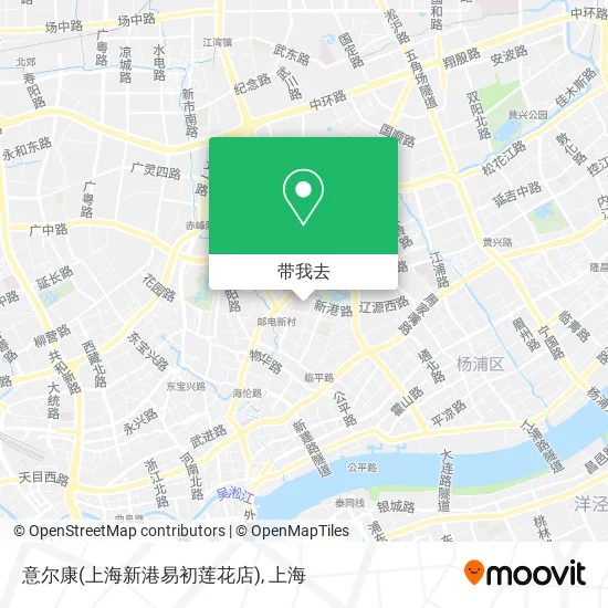 意尔康(上海新港易初莲花店)地图