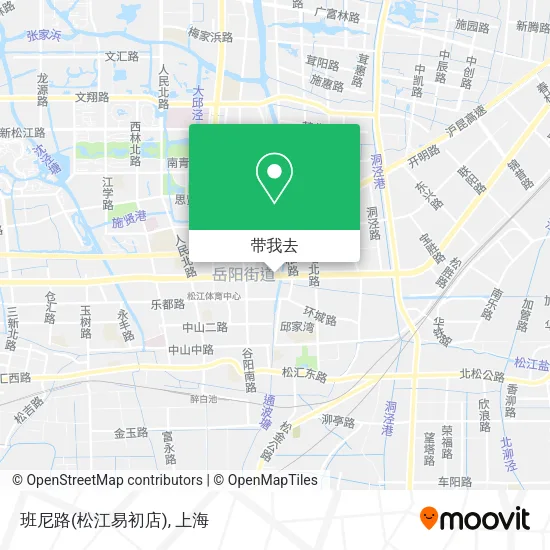 班尼路(松江易初店)地图