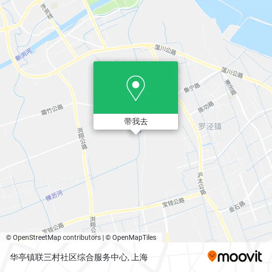 华亭镇联三村社区综合服务中心地图