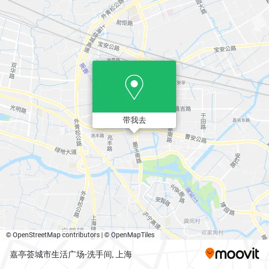嘉亭荟城市生活广场-洗手间地图