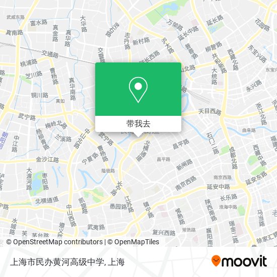 上海市民办黄河高级中学地图