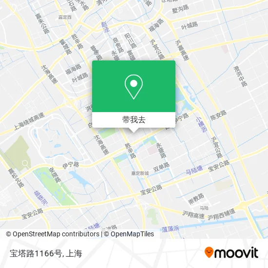 宝塔路1166号地图