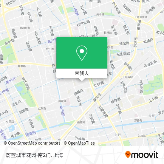 蔚蓝城市花园-南2门地图