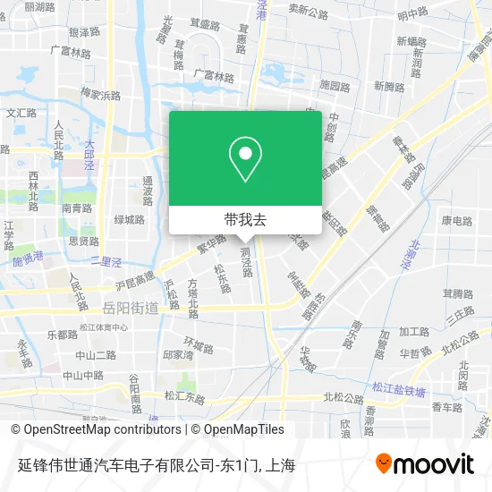 延锋伟世通汽车电子有限公司-东1门地图