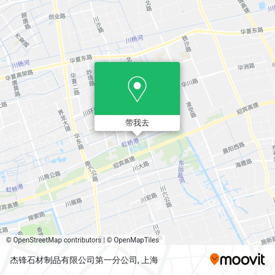 杰锋石材制品有限公司第一分公司地图