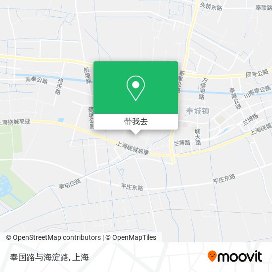 奉国路与海淀路地图
