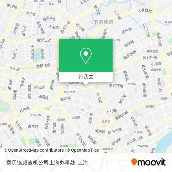 章贝铬减速机公司上海办事处地图