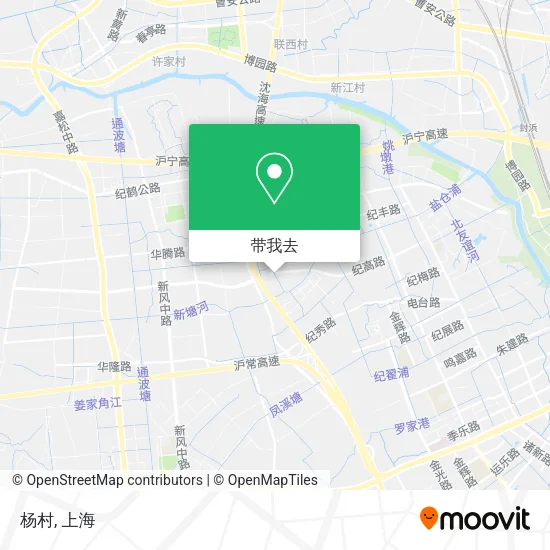 杨村地图