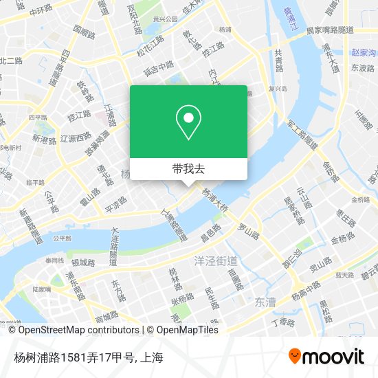 杨树浦路1581弄17甲号地图