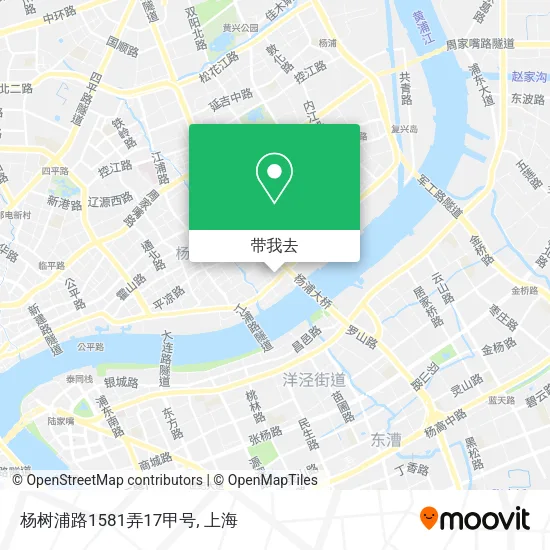 杨树浦路1581弄17甲号地图