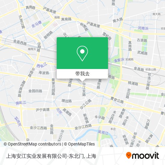上海安江实业发展有限公司-东北门地图