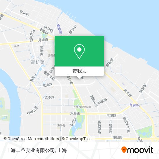 上海丰谷实业有限公司地图