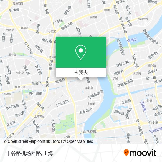 丰谷路机场西路地图