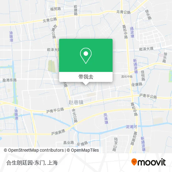 合生朗廷园-东门地图