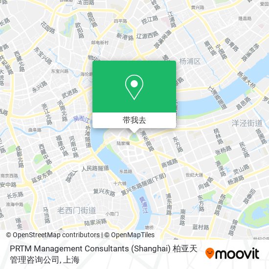 PRTM Management Consultants (Shanghai) 柏亚天管理咨询公司地图