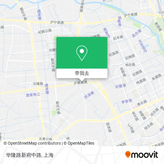 华隆路新府中路地图
