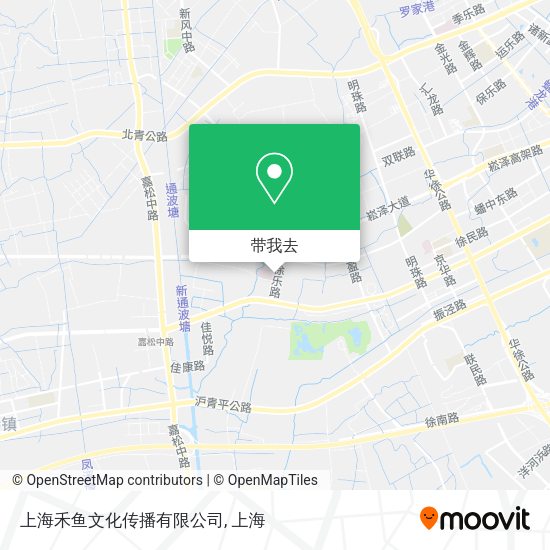 上海禾鱼文化传播有限公司地图