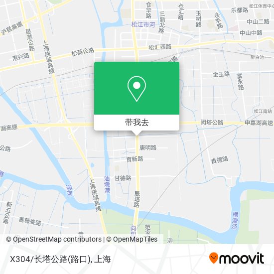 X304/长塔公路(路口)地图