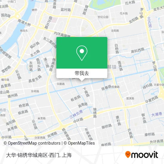 大华·锦绣华城南区-西门地图