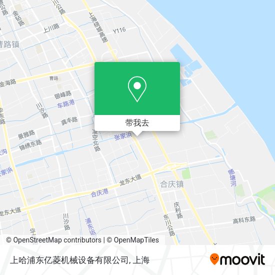 上哈浦东亿菱机械设备有限公司地图