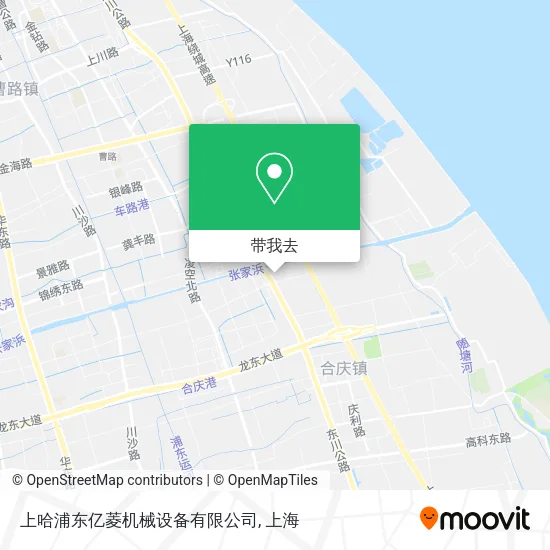 上哈浦东亿菱机械设备有限公司地图