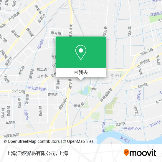 上海江婷贸易有限公司地图
