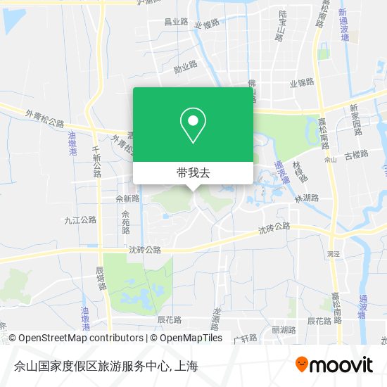 佘山国家度假区旅游服务中心地图