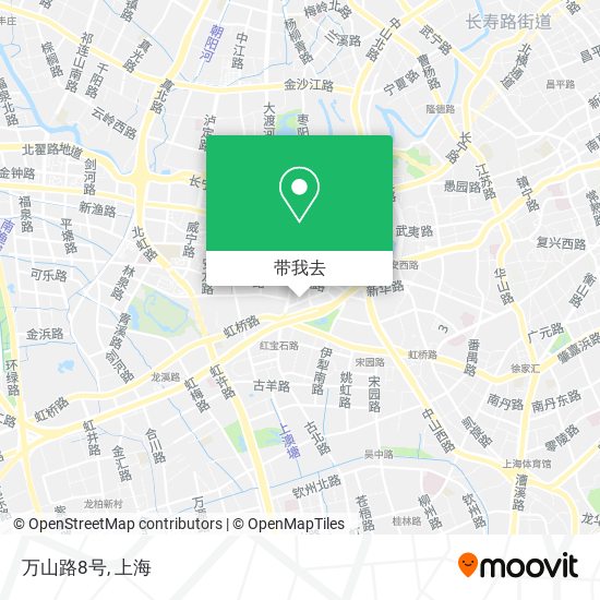 万山路8号地图