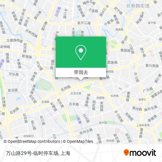 万山路29号-临时停车场地图