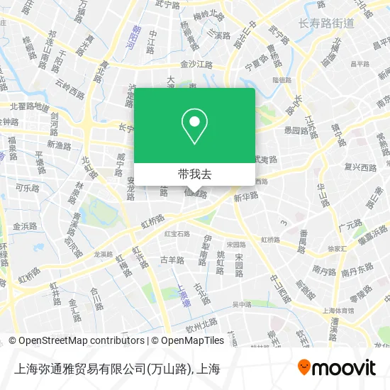 上海弥通雅贸易有限公司(万山路)地图