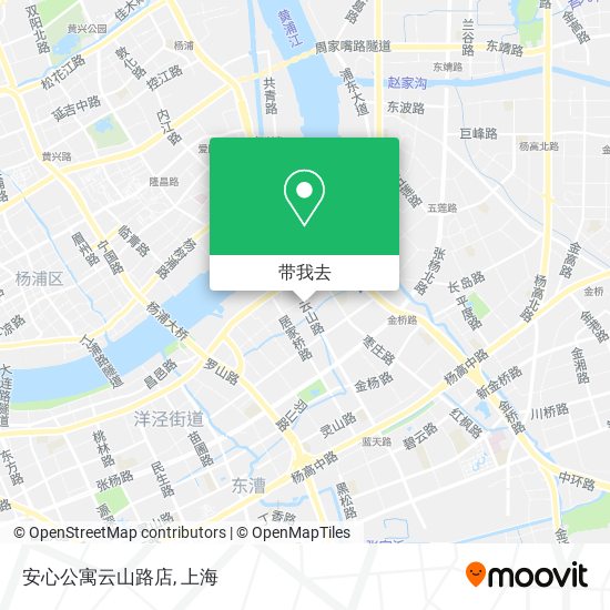 安心公寓云山路店地图