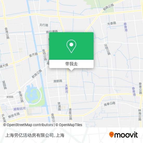 上海劳亿活动房有限公司地图