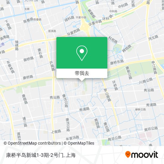 康桥半岛新城1-3期-2号门地图