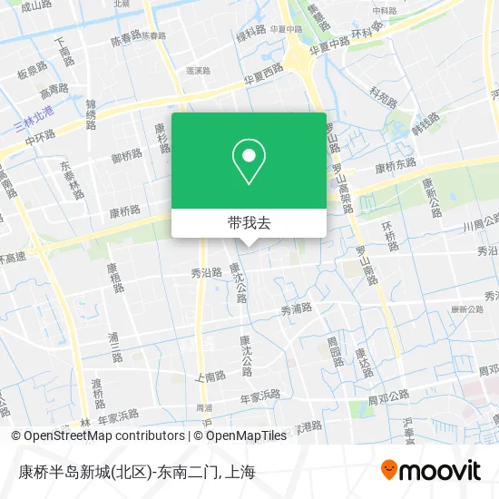 康桥半岛新城(北区)-东南二门地图