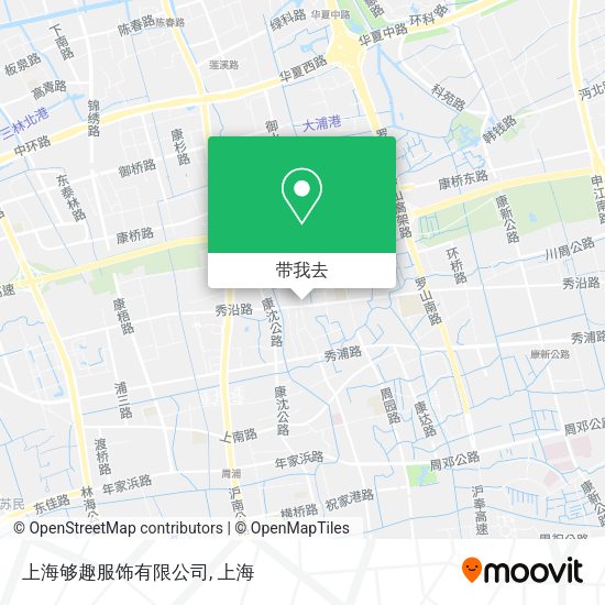 上海够趣服饰有限公司地图