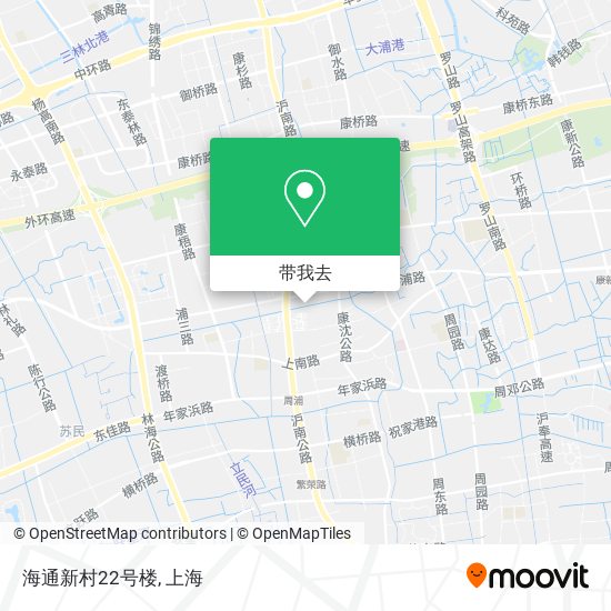 海通新村22号楼地图