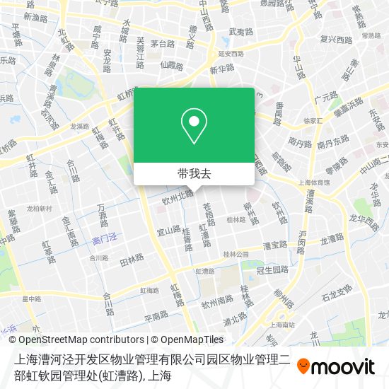 上海漕河泾开发区物业管理有限公司园区物业管理二部虹钦园管理处(虹漕路)地图