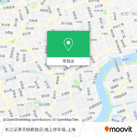 长江证券天钥桥路店-地上停车场地图